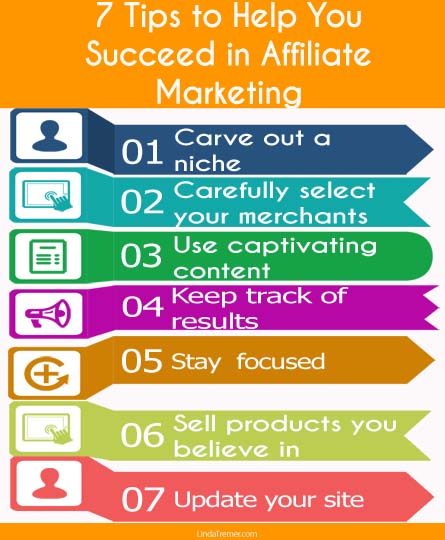 7 tips for success in affiliate marketing